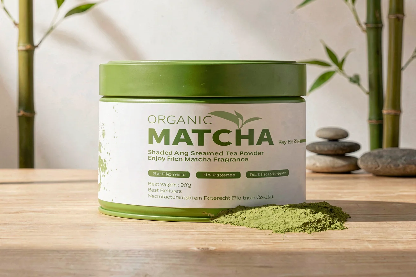 Best-selling matcha tin box