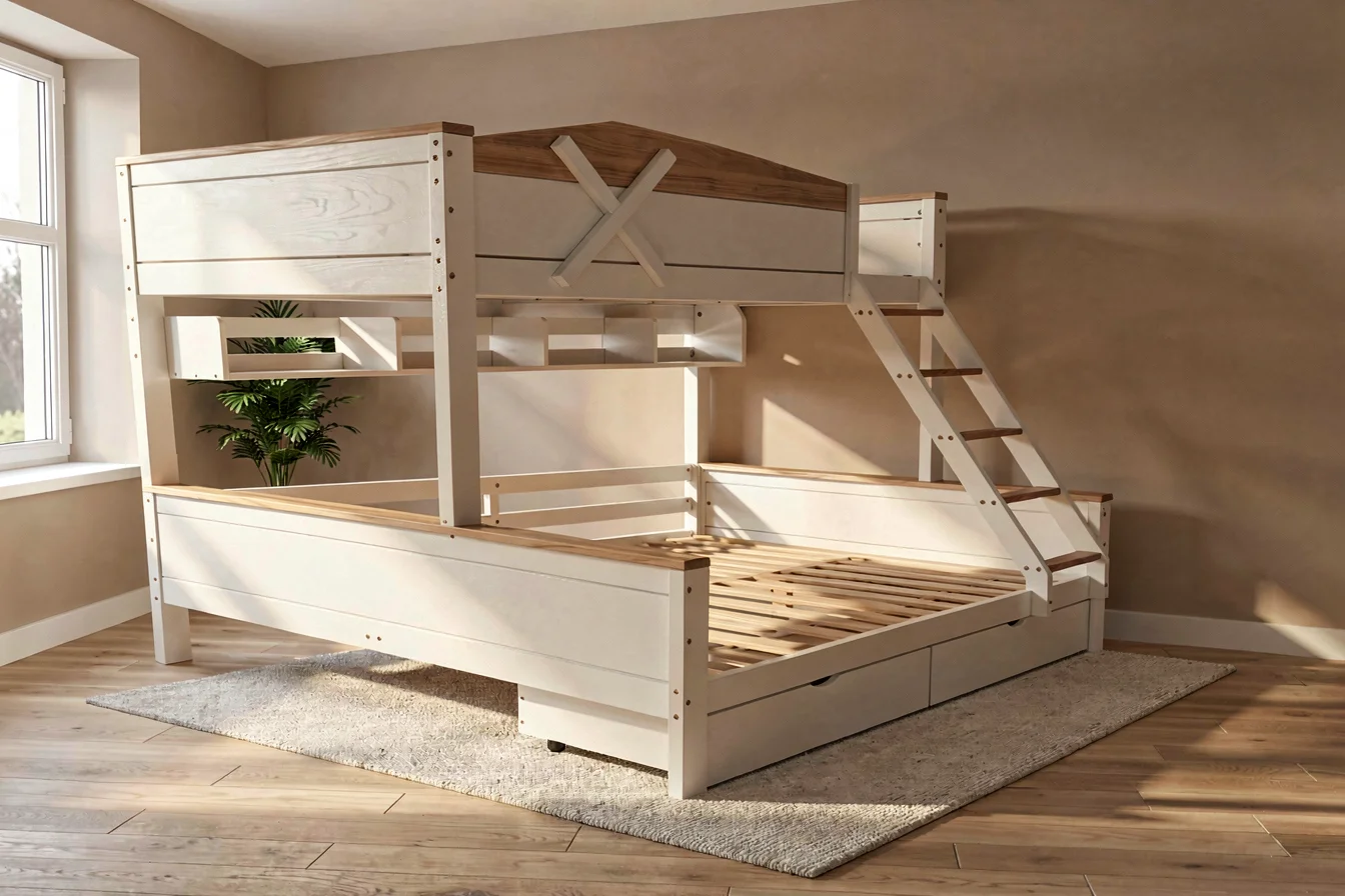 Top Slide Bunk Bed