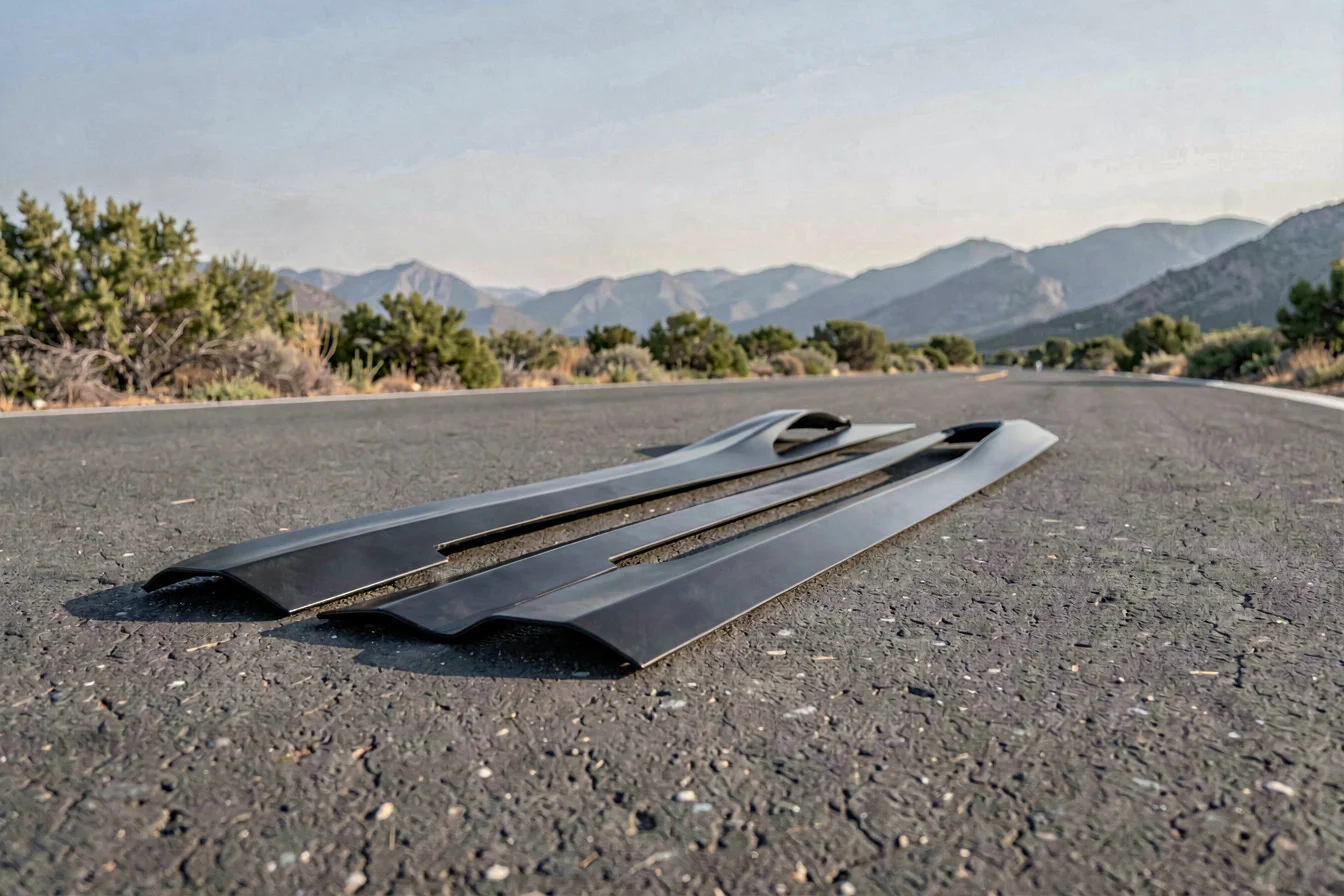 Durable Mark X side skirt vs cost-effective standard car side skirt