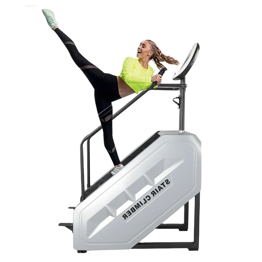 

Skyboard indoor exercise equipment stepmill fitness gym motorized stair climber, Silver, yellow, black (color can be customized)