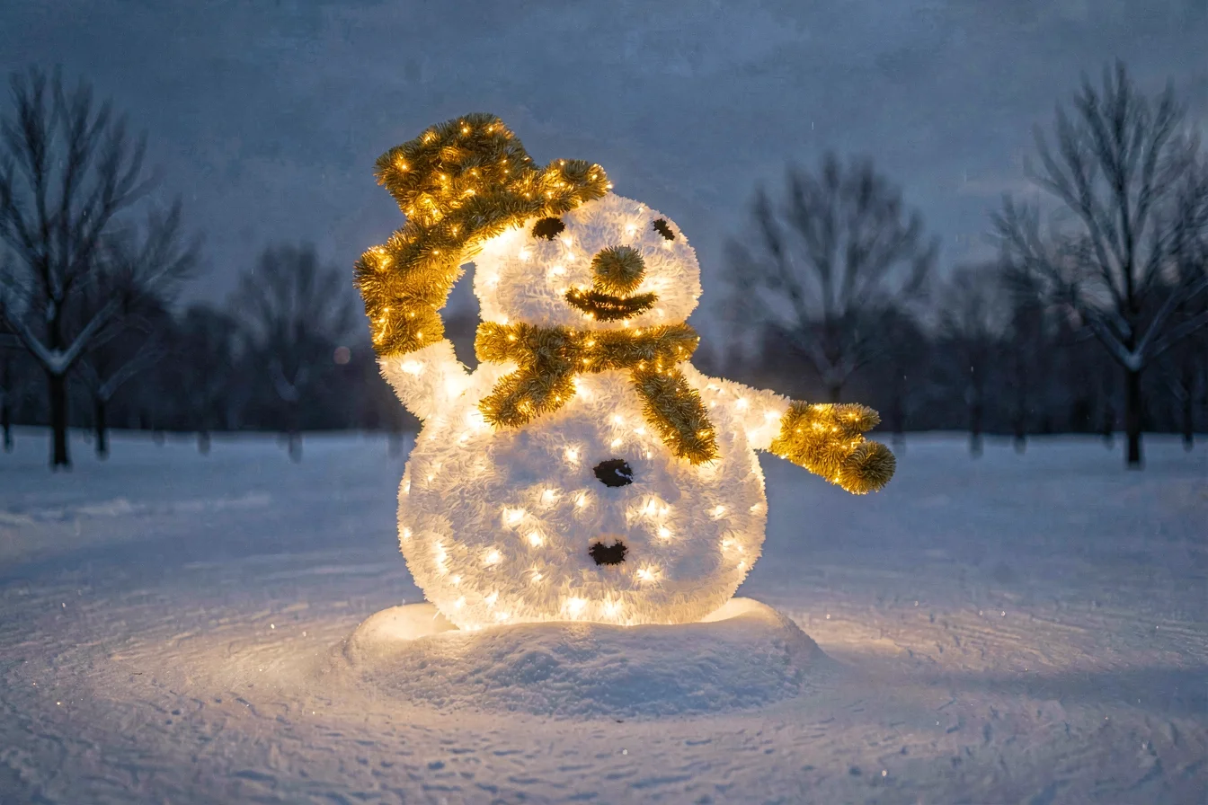 Battery-Optimized Singing Snowman