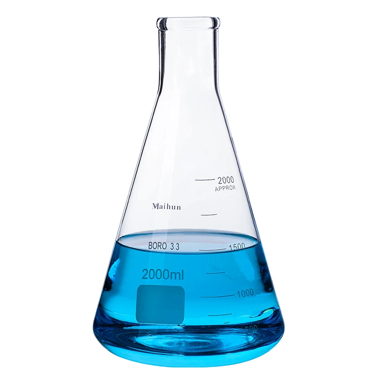 

Hot sell competitive price high boro3.3 transparent lab erlenmeyer flask conical flask