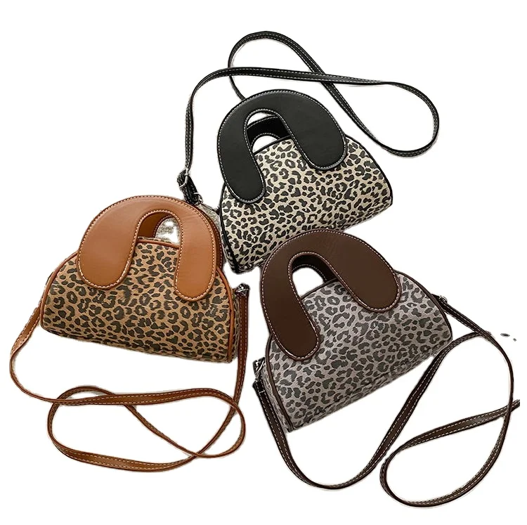 

Modern Unique Crossbody Handbag Shoulder Bag Crossbody Dumpling Style Bag Bolsa Feminina Women 2021 Leopard Print Handbags, 3 colors to choose