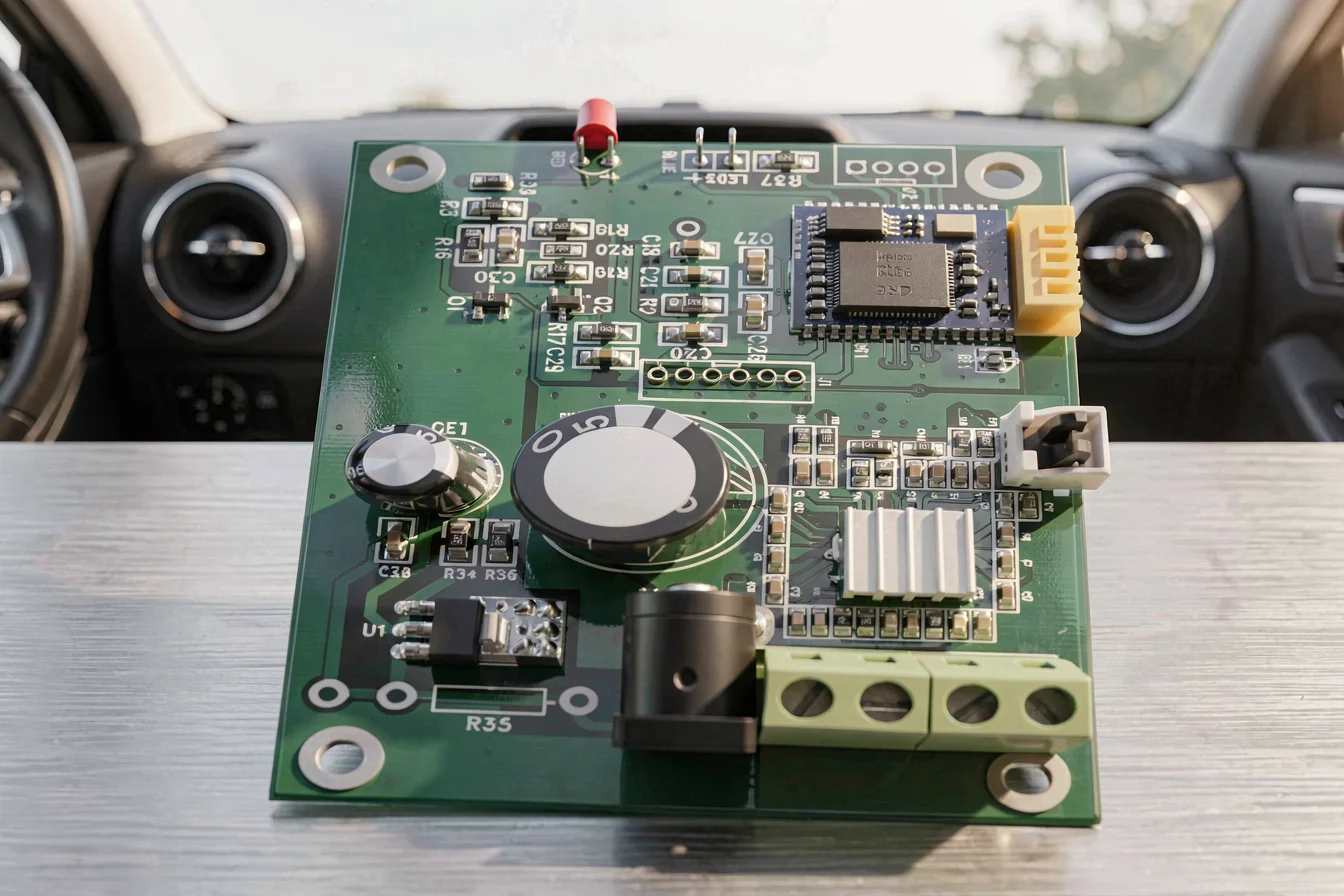 High-output car audio amplifier board