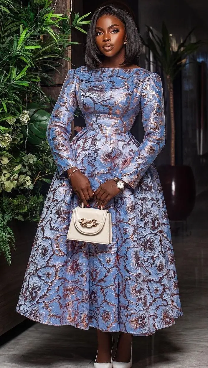 Latest Brocade Dress Designs in Nigeria 2025