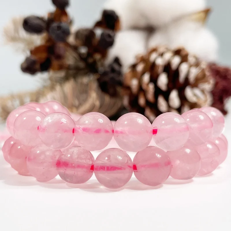 

Wholesale Natural Rose Quartz Gemstone Loose Beads For Jewelry Making DIY Handmade Crafts 4mm 6mm 8mm 10mm 12mm 14mm