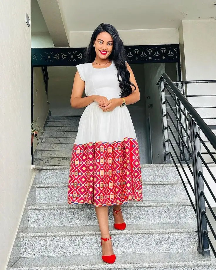 short habesha dress Short Habesha Dress