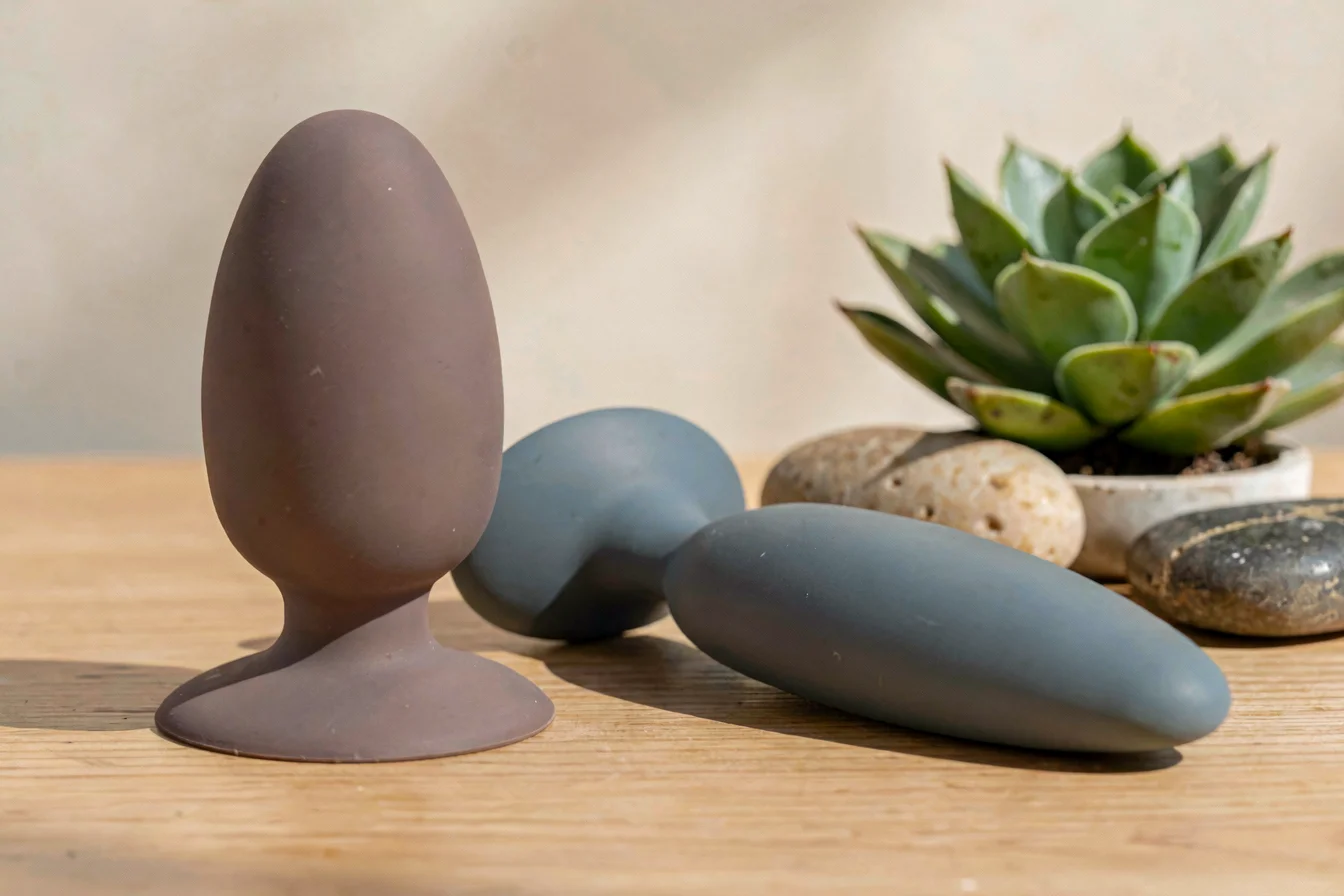 Silicone butt plug