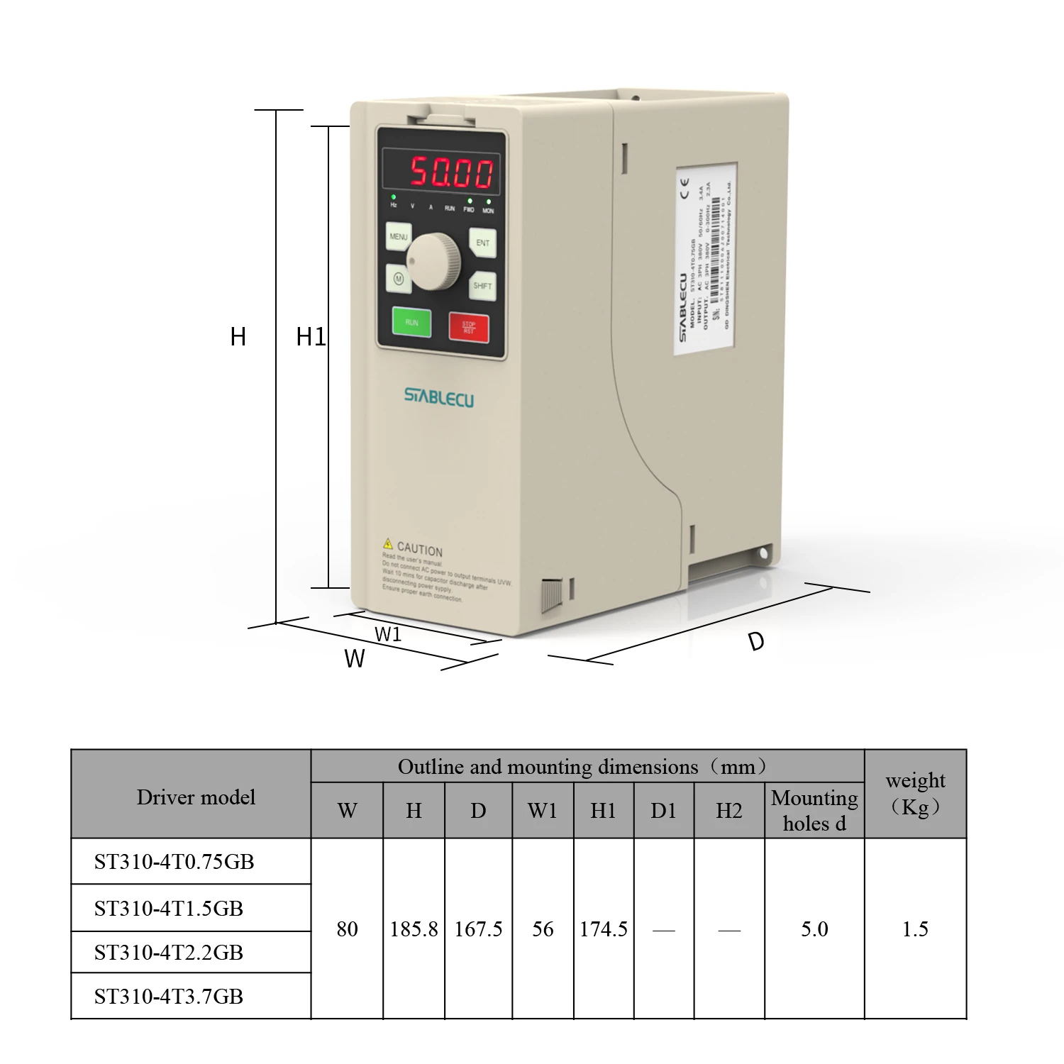 

AC driver 50hz to 60 hybrid solar inverter single phase to 3 phase 220v to 220v 40kw 15kw 0.75kw variable frequency converter