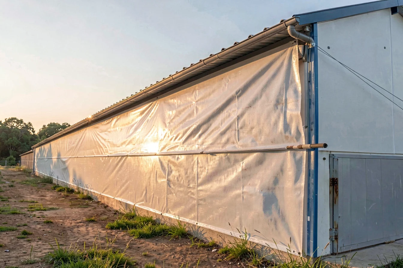 Weather-Resistant poultry curtains