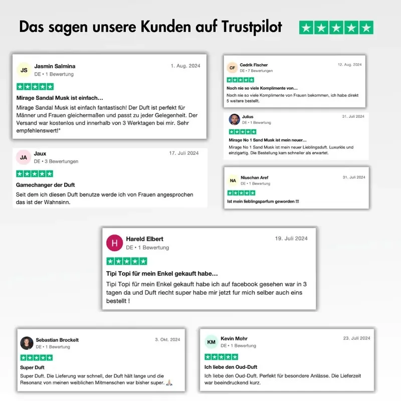 Trustpilot Bewertungen