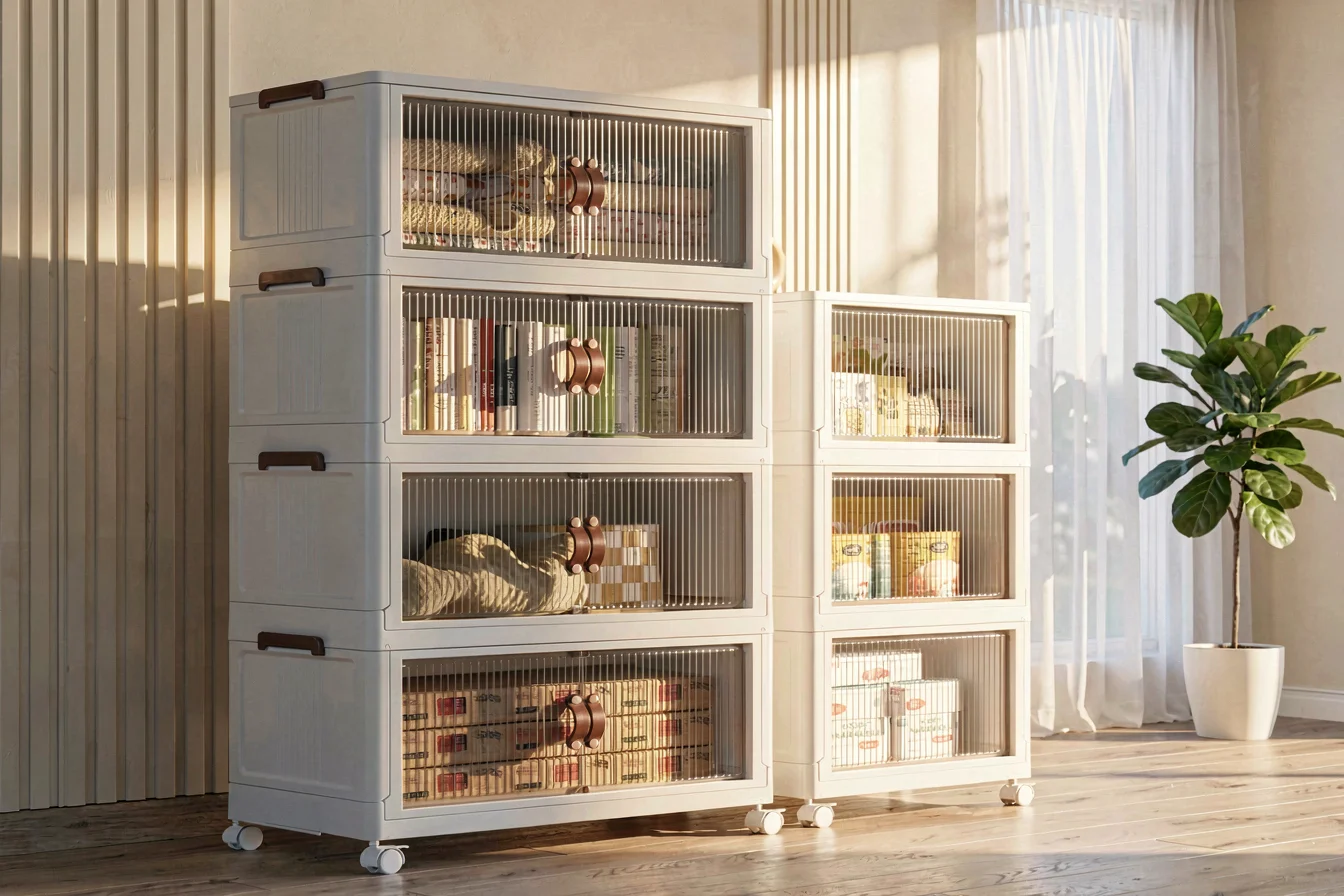 Customizable plastic cabinet