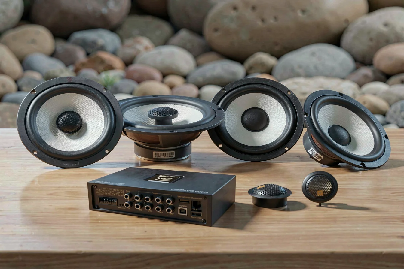 Standard speaker cones with diaphragms