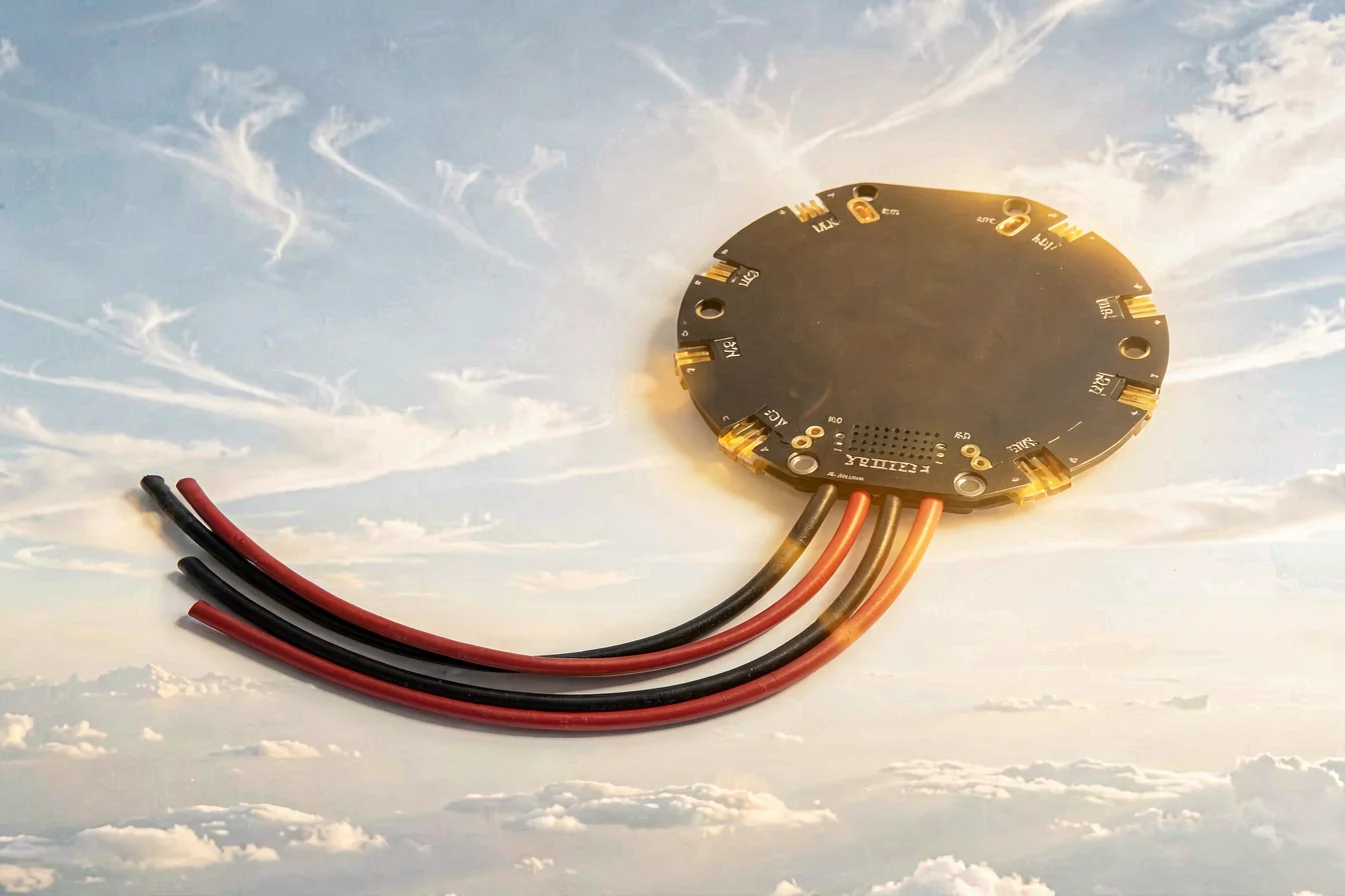High-current drone power distribution board