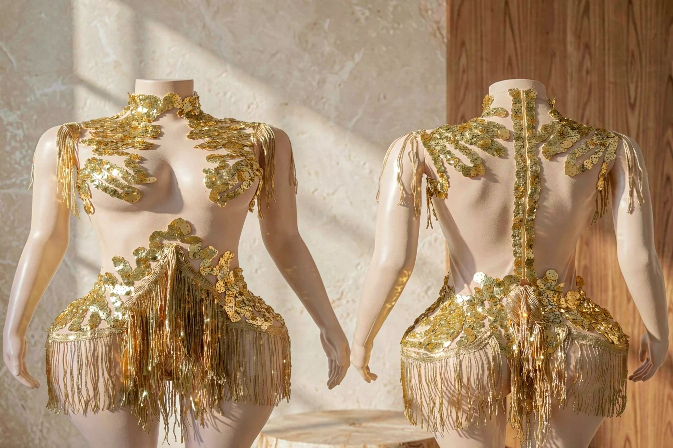 Premium Gold Leotard