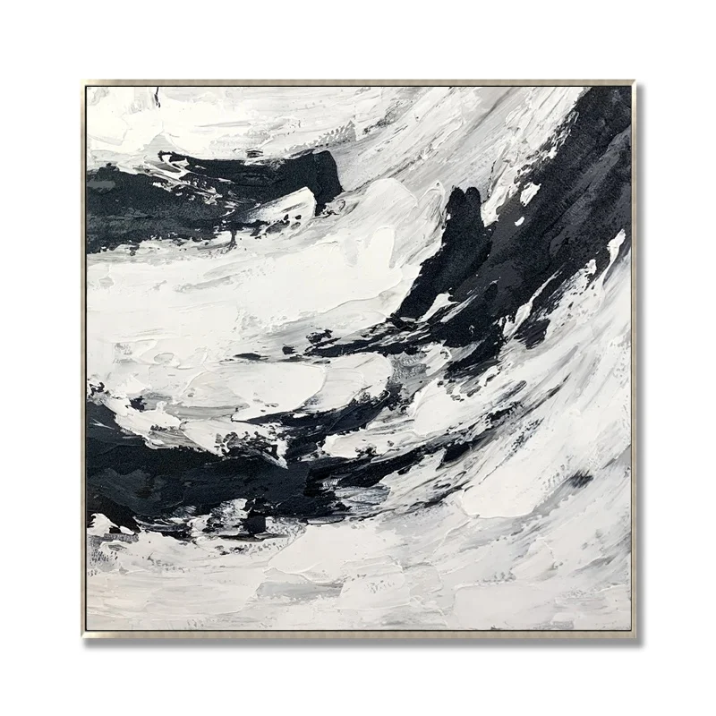 Modern Ps Frame Living Room Entrance Decorative Painting Wabi-Sabi Style Art Abstract Background Wall Vertical Wall Art