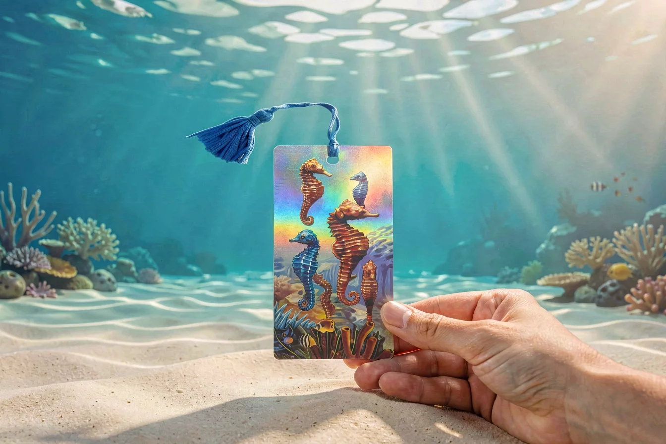 Premium hologram bookmark