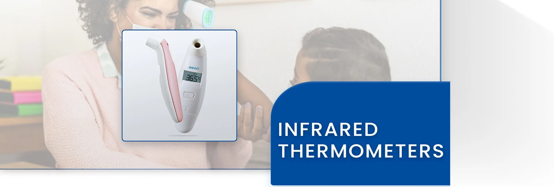 GEON CORPORATION digital thermometer, clinical thermometer