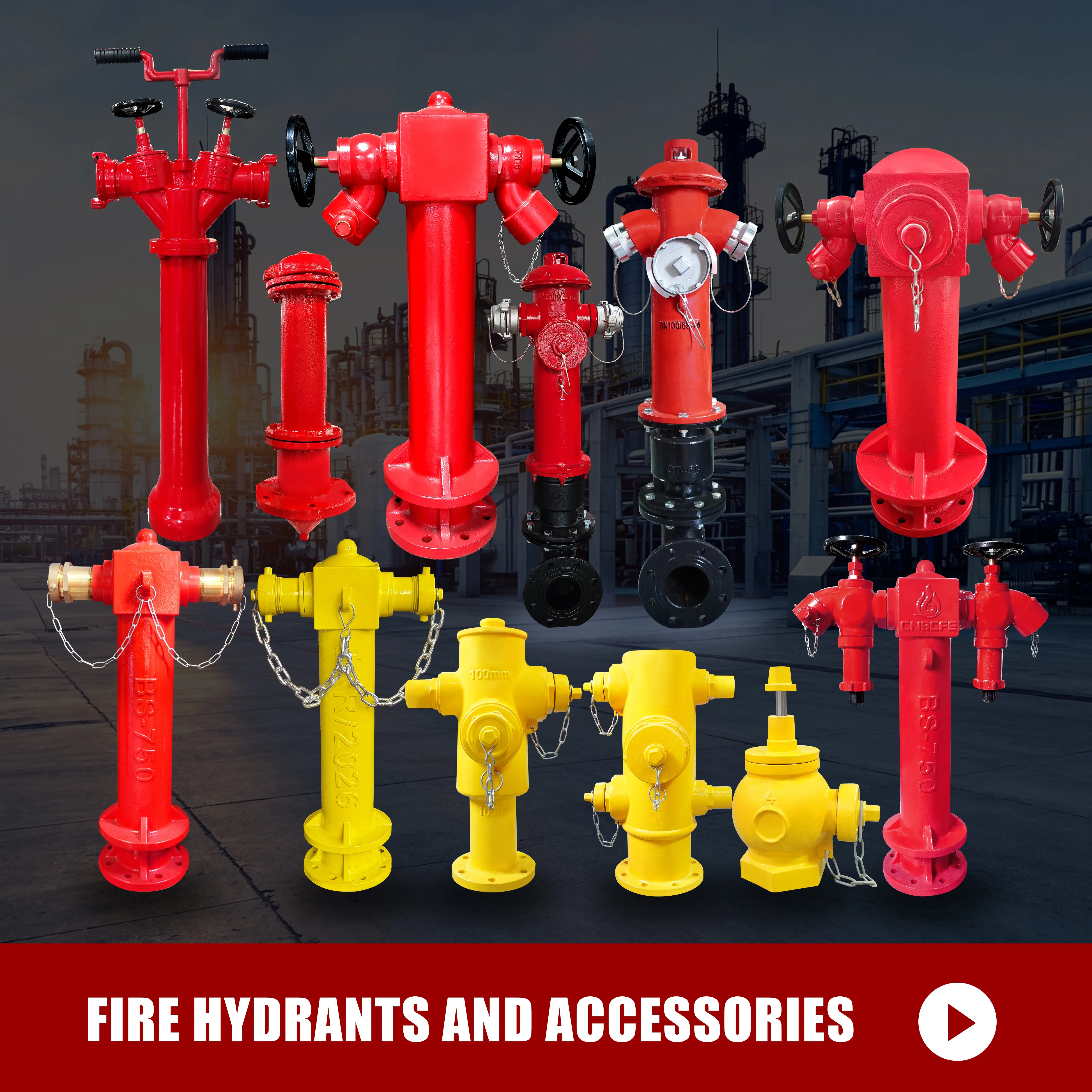 Baichuan Outdoor Fire Hydrant System
