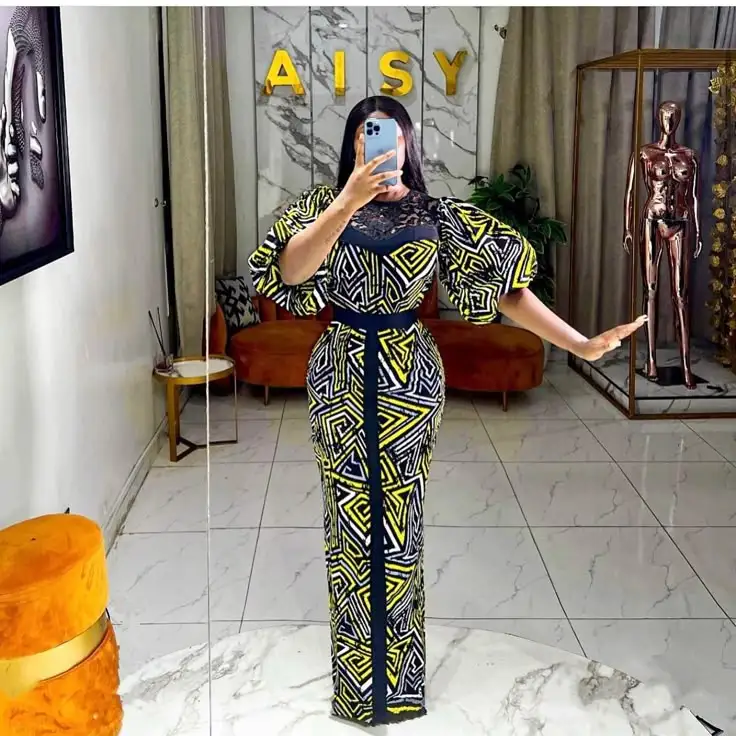 chitenge dress designs for ladies Dresses Nigerian Long Dresses Ankara Latest Chitenge Dresses 2026 sleeves: sleeves
