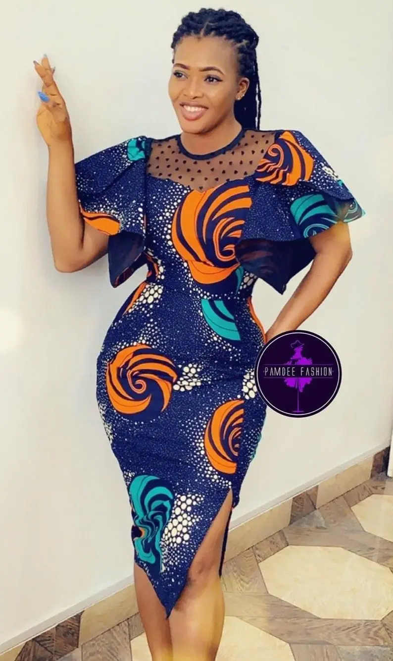 ghana ladies fashion dresses Office Straight Dress Styles Ghanaian modern ghana traditional clothing