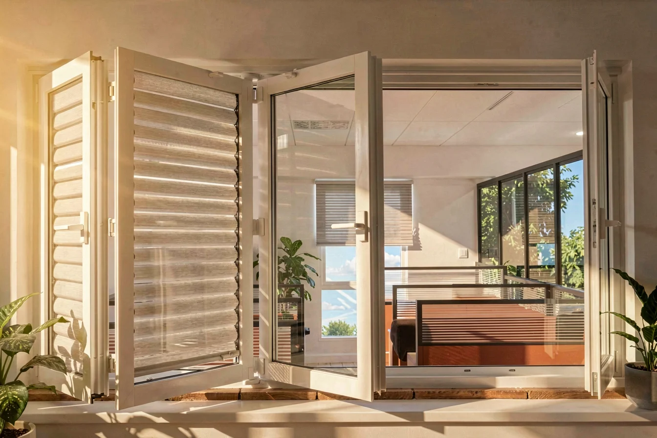 Customizable accordion window screen