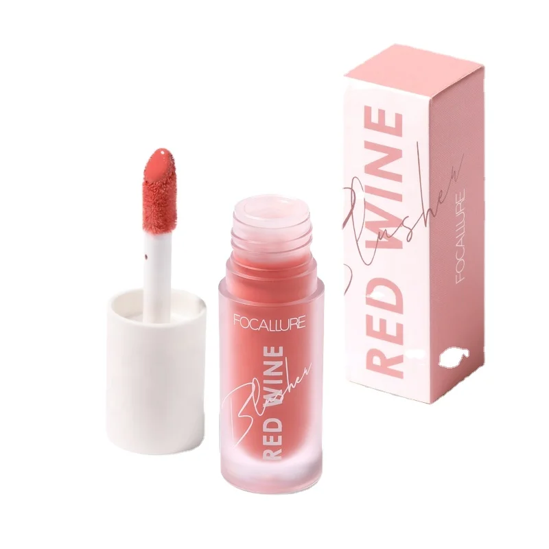 

FOCALLURE Newest Design Makeup Liquid Blusher Moisturizing Long Lasting Waterproof Cream Blush, 4 colors