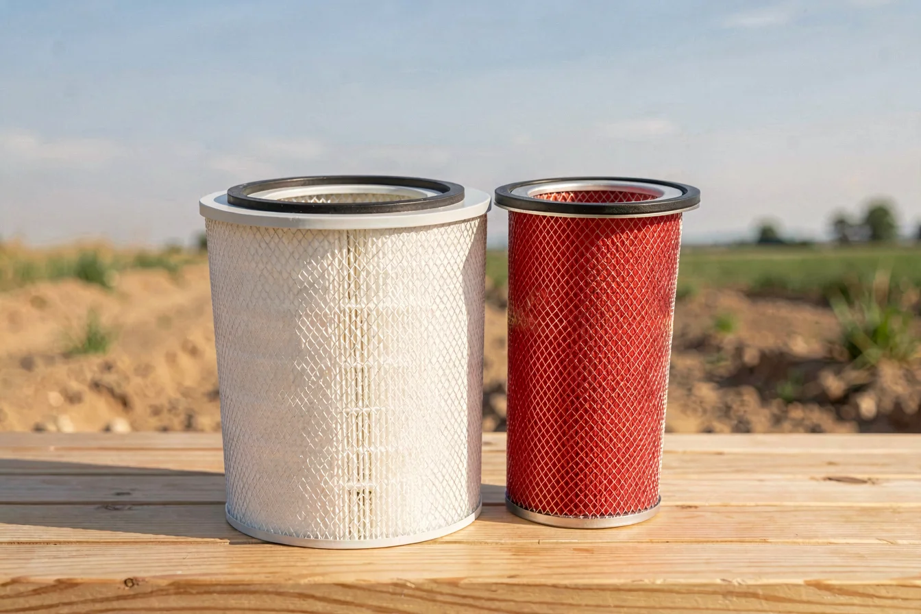 OEM air filter for JCB machinery