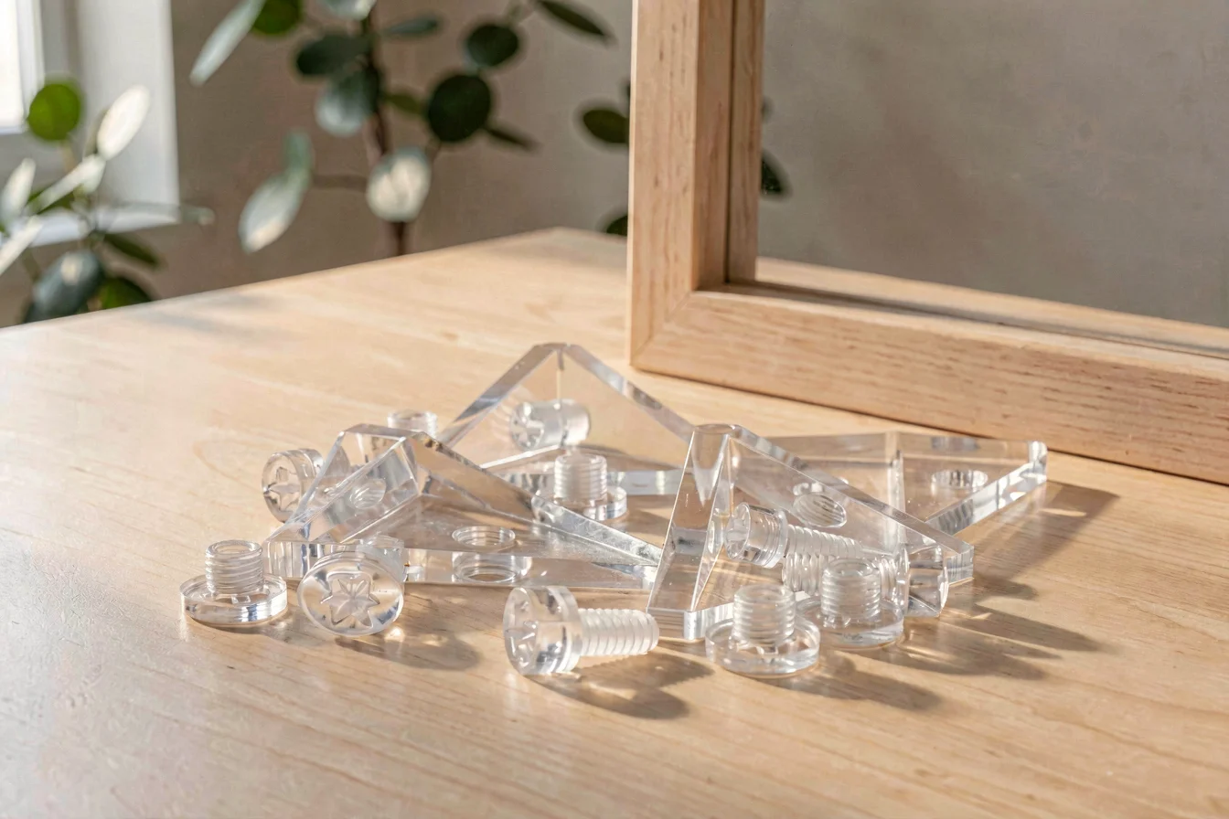 Premium acrylic corner bracket