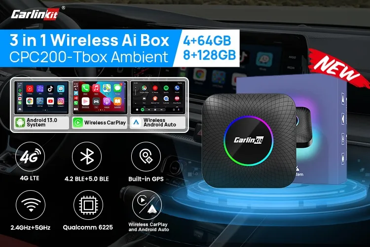 CarlinKit 4.0 A2A Android Auto Wireless Dongle For Tesla