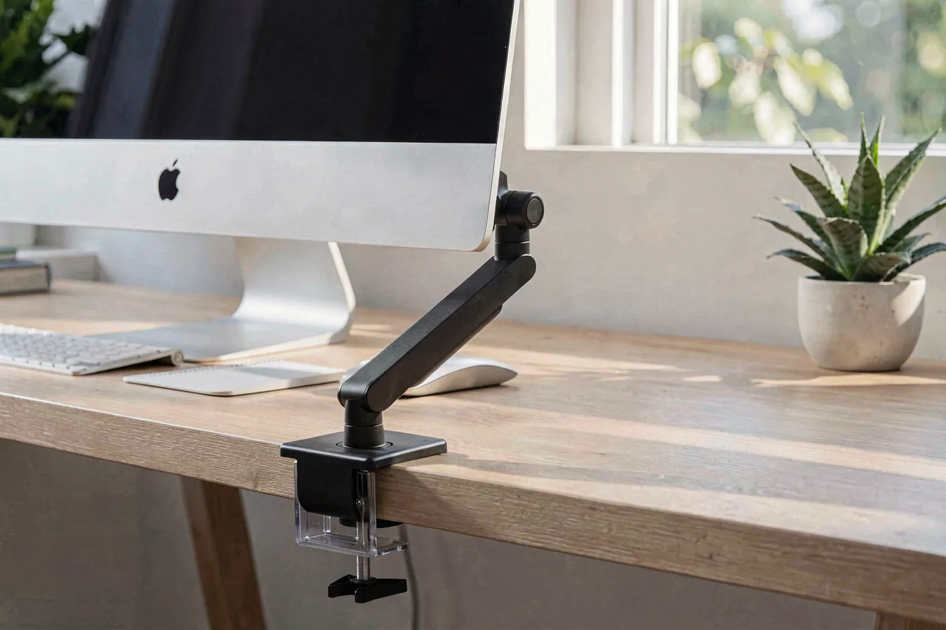 Ergonomic mount for iMac