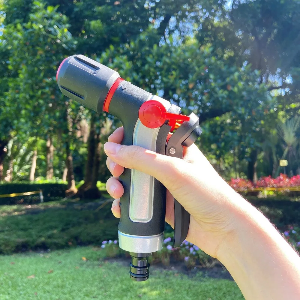 Cyclone Cleaning Outdoor Water Jet Cleaner Garden Water Gun Nozzle Variable Spray Patterns Soft Grip