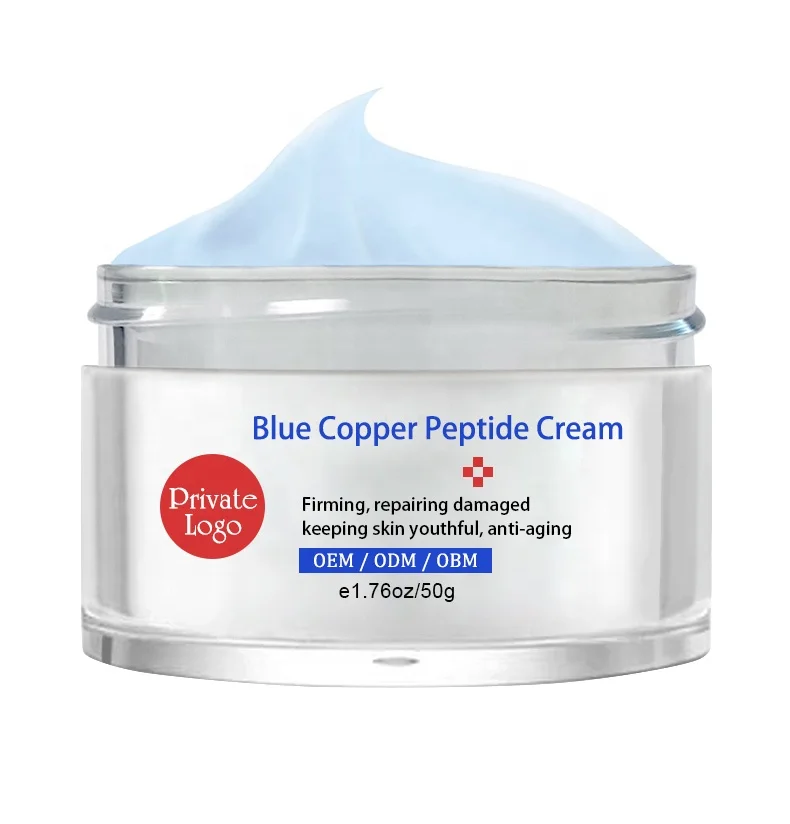 

New Arrival Ekber Face Whitening Lotion Organic Moisturizer Anti-Aging Winkle Fight Blue Copper Peptide Serum For Black Skin