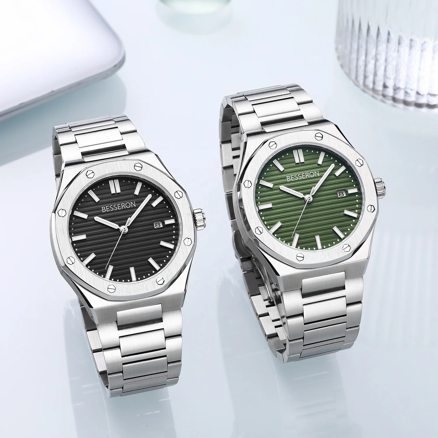 

Shop Our Retail Mechanical Wristwatches 42mm 316L Stainless Steel Japan 8215 Mechanical Movt 5ATM Automatic Men Watches
