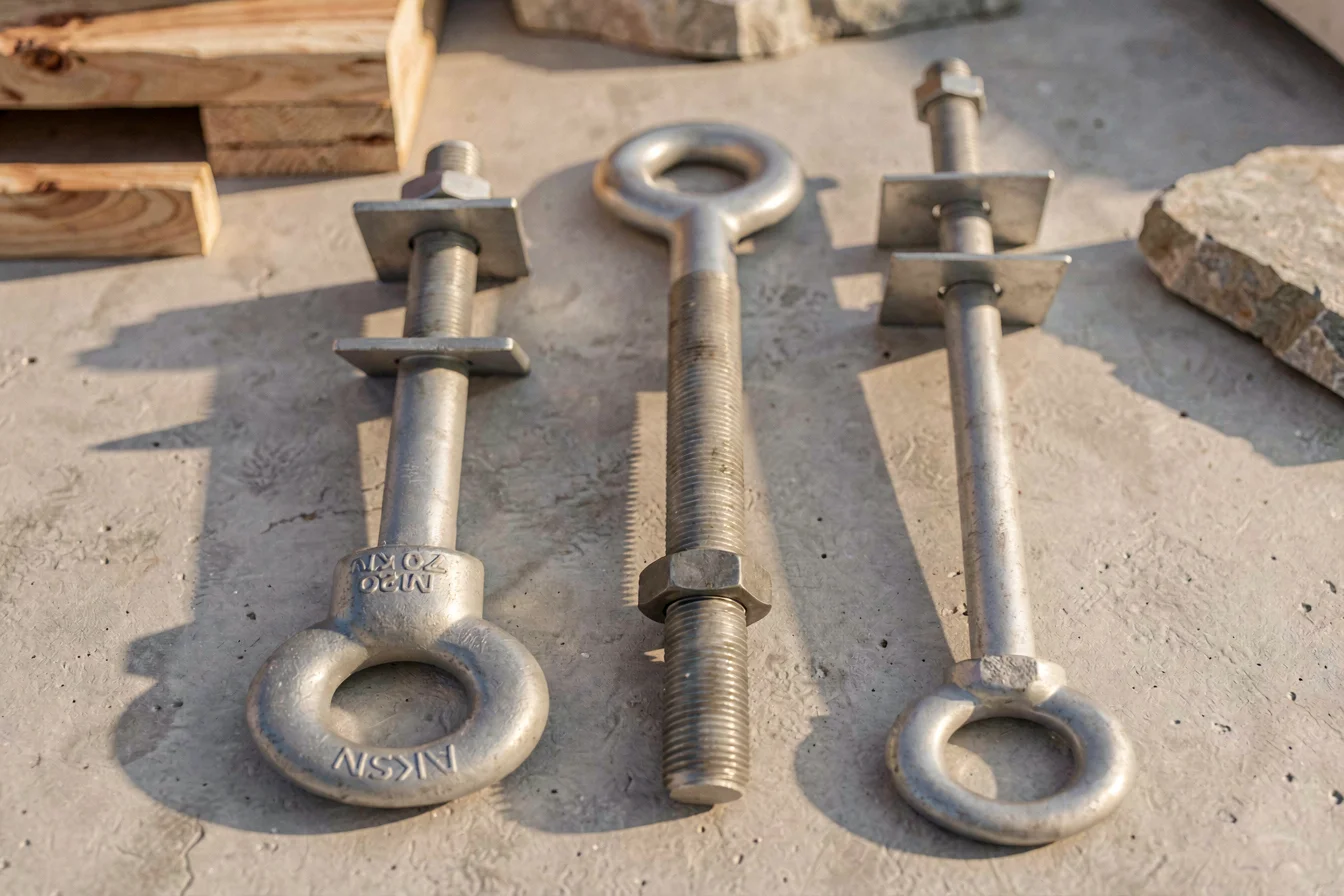 High-load plastic eye bolt