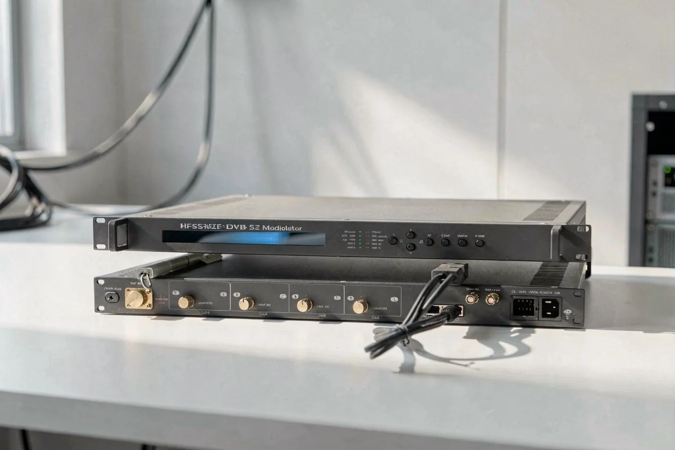 high-performance DVB S2 modulator