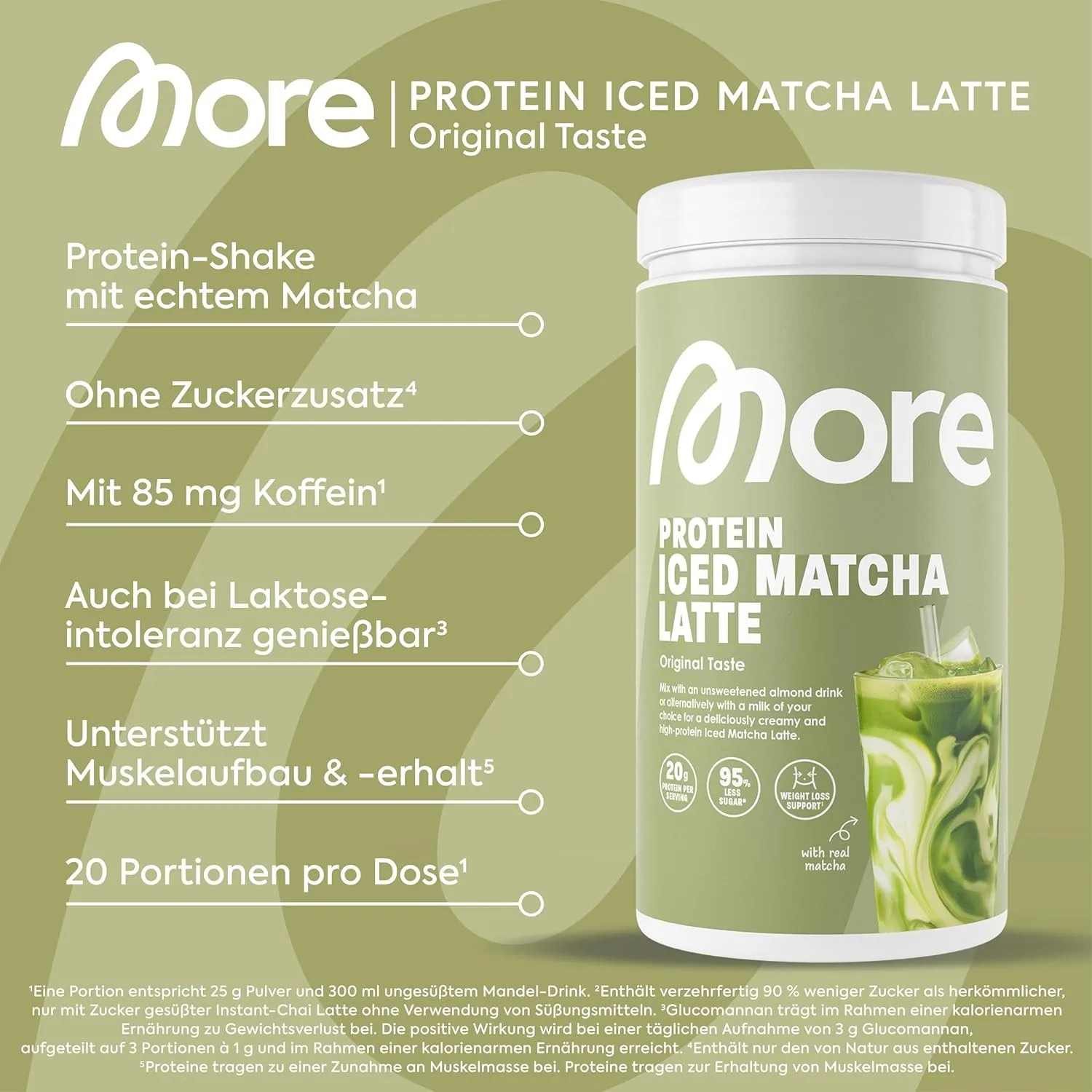 More Protein Matcha Latte Main