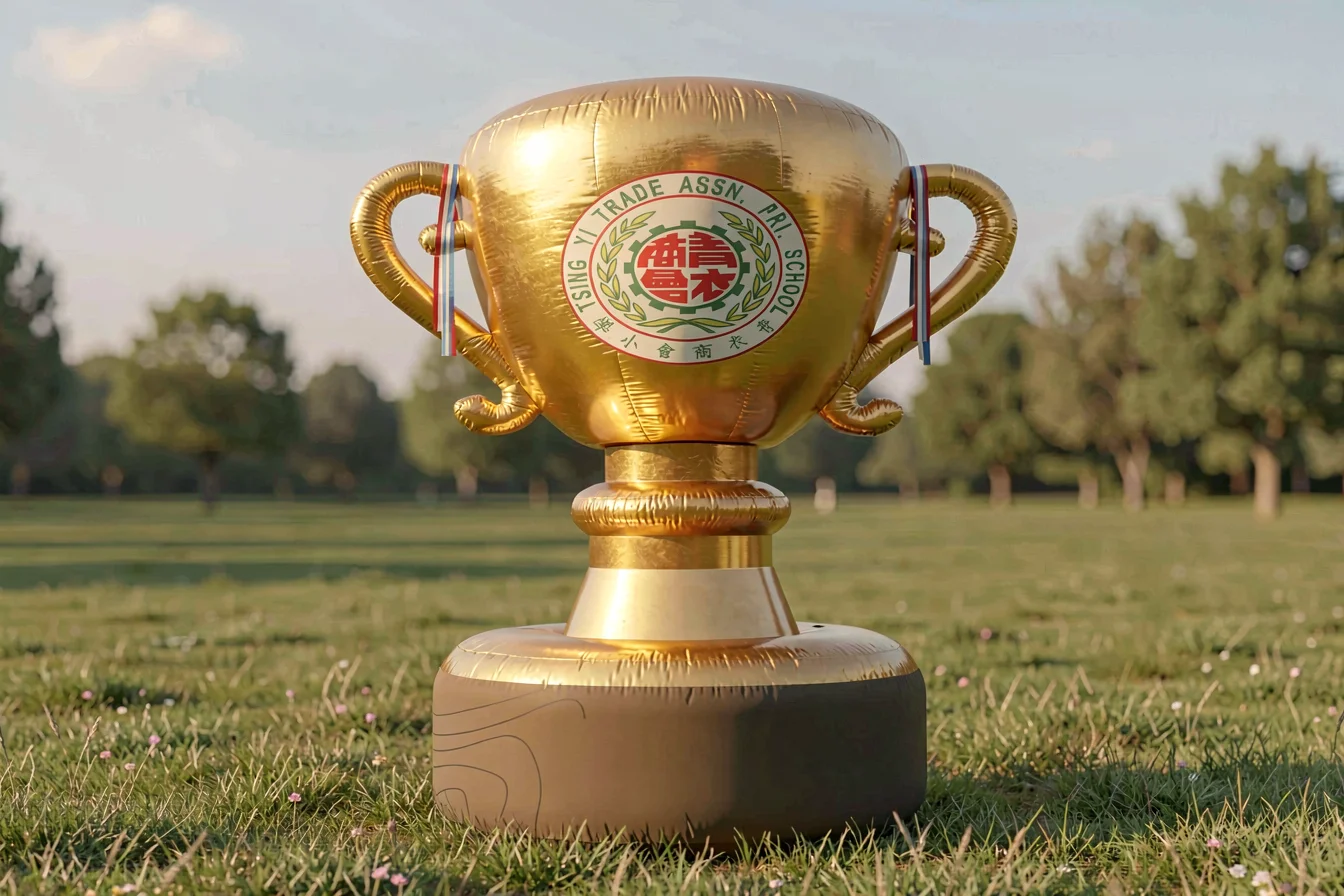Premium giant inflatable cup trophy