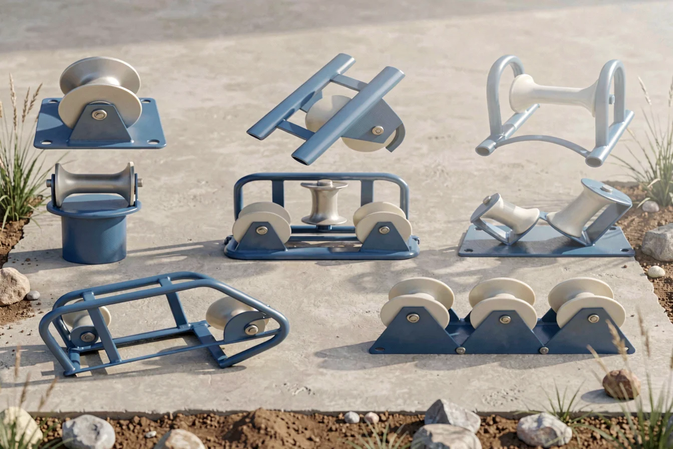 Heavy-duty cable roller wheel