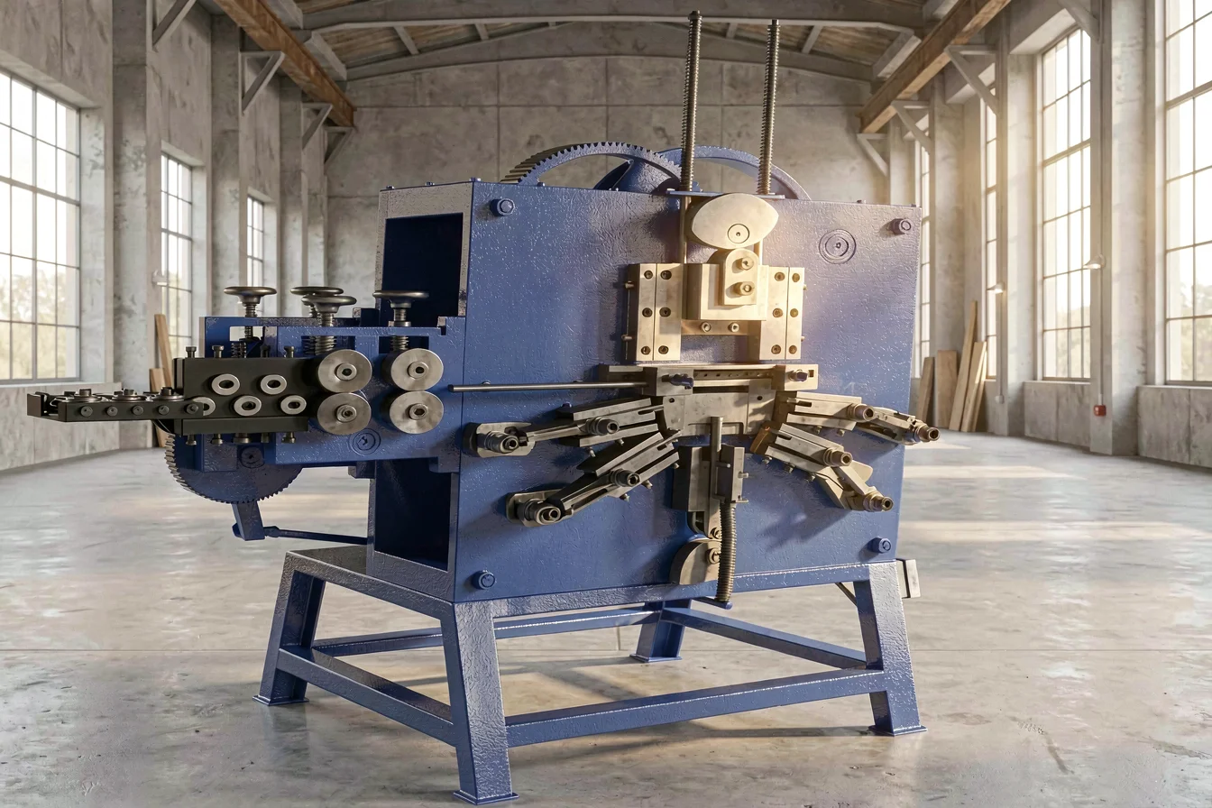 Industrial clothes peg machine
