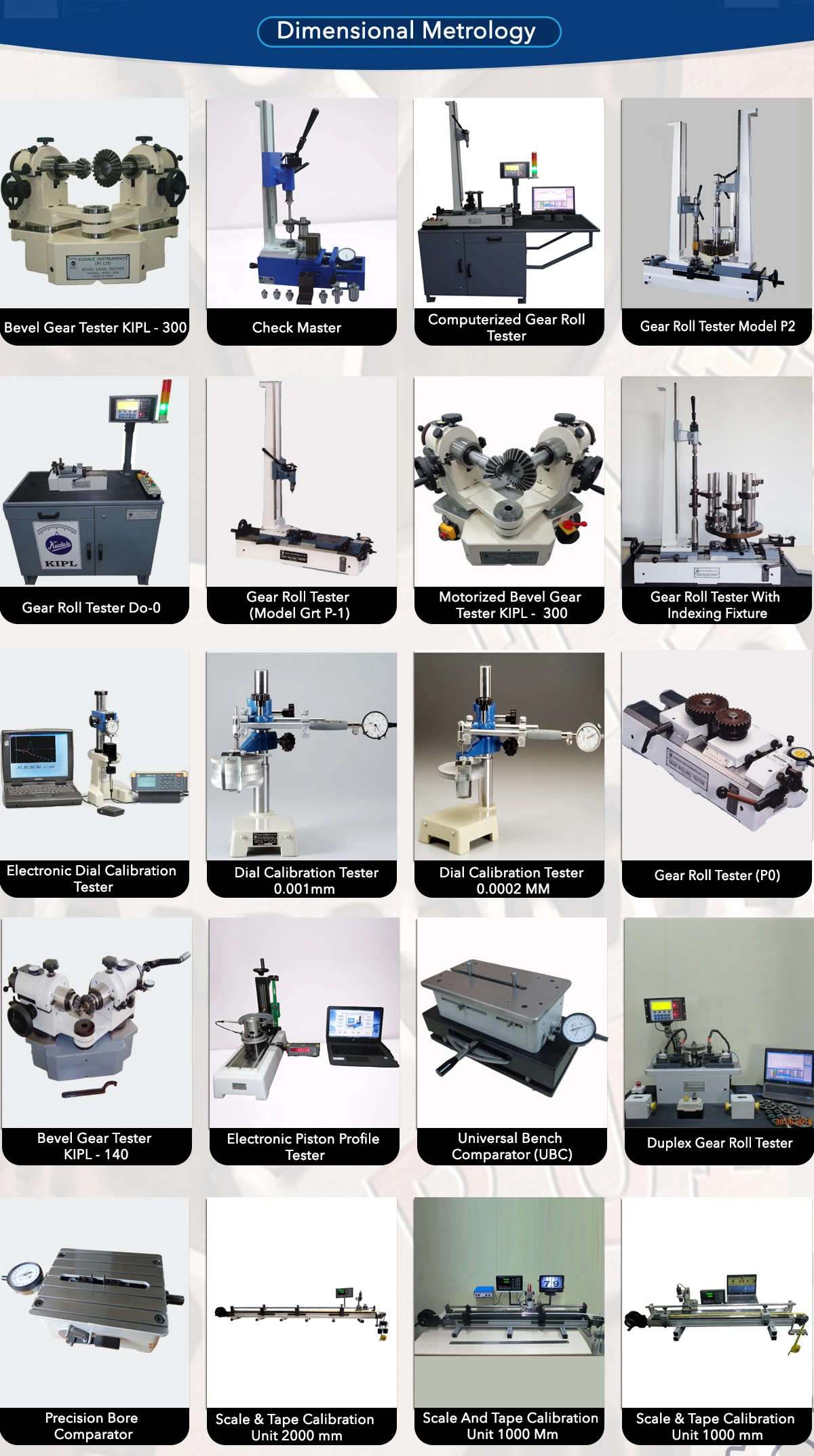 KUDALE INSTRUMENTS PRIVATE LIMITED - Gear Roll Tester, Bevel Gear Tester