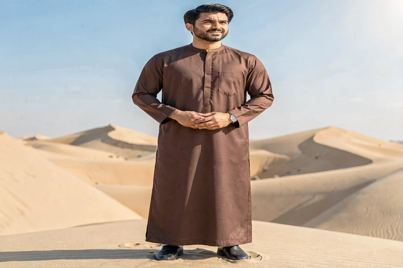 Premium Qatar men's thobe