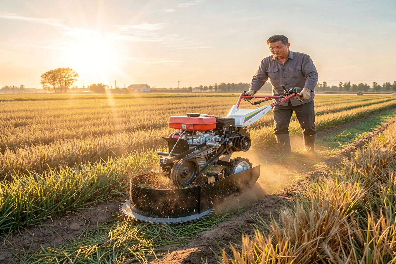 Multi-functional wheat cutting machine