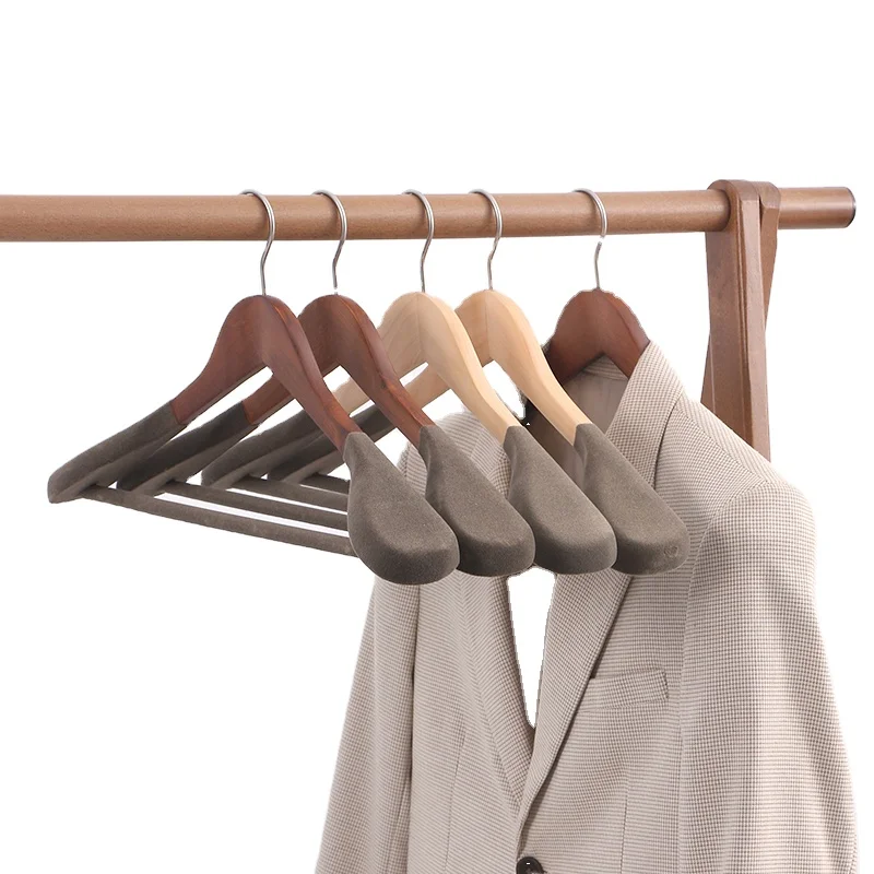 

HYB OEM Porte-Manteau Wooden Non-slip Clothes Store Coat Hangers