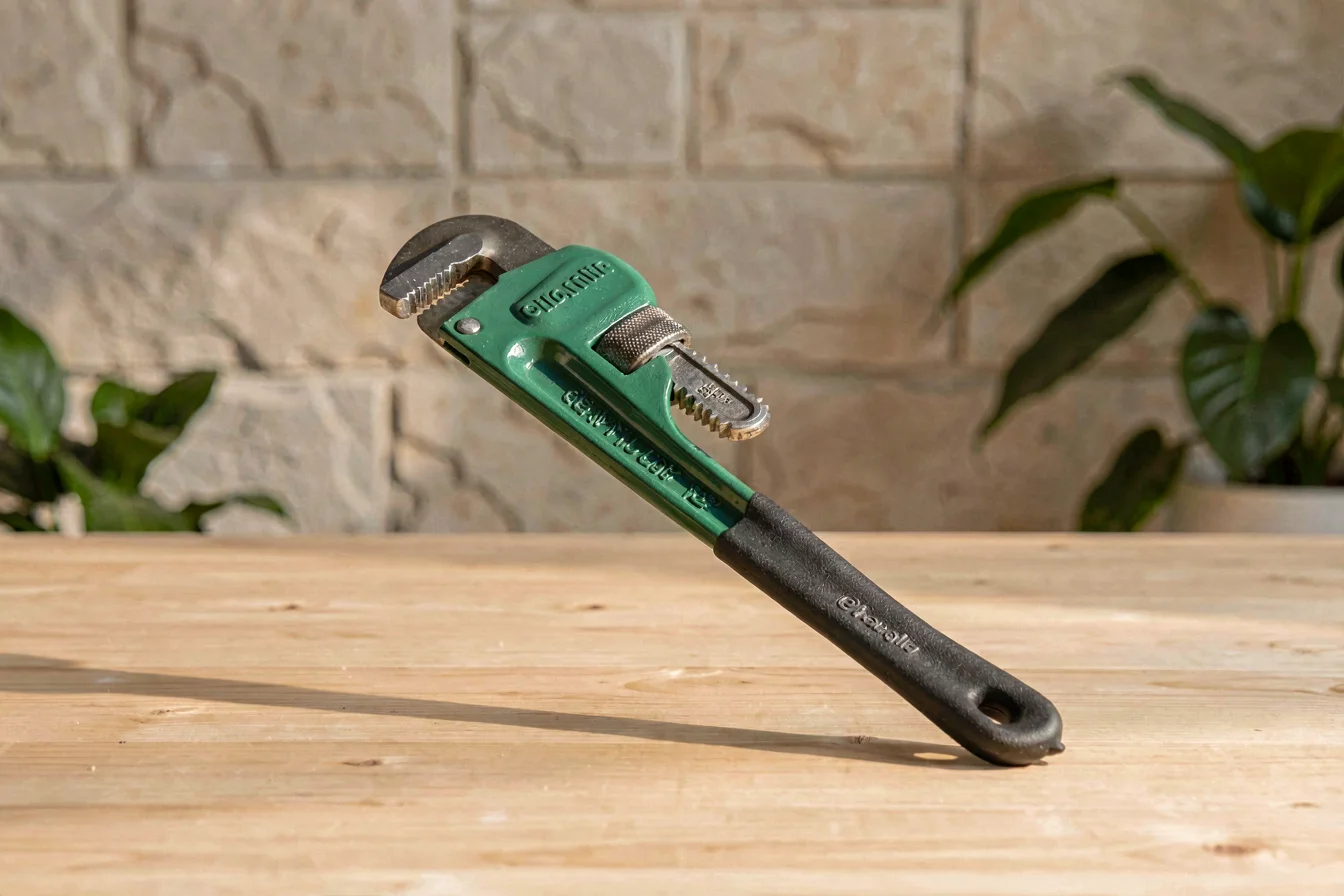 Heavy-duty green pipe clamp