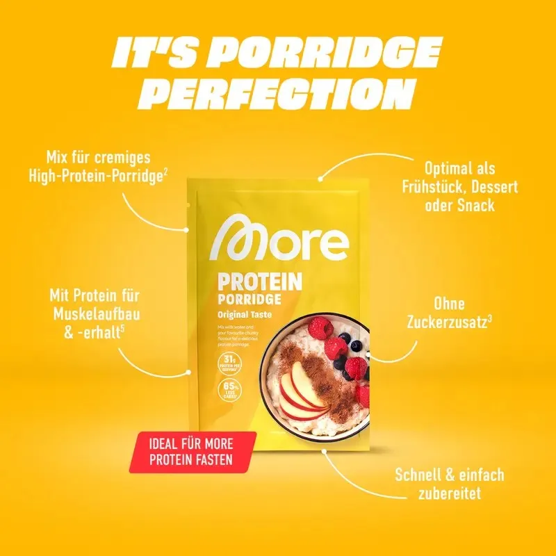 Porridge Benefits Chart