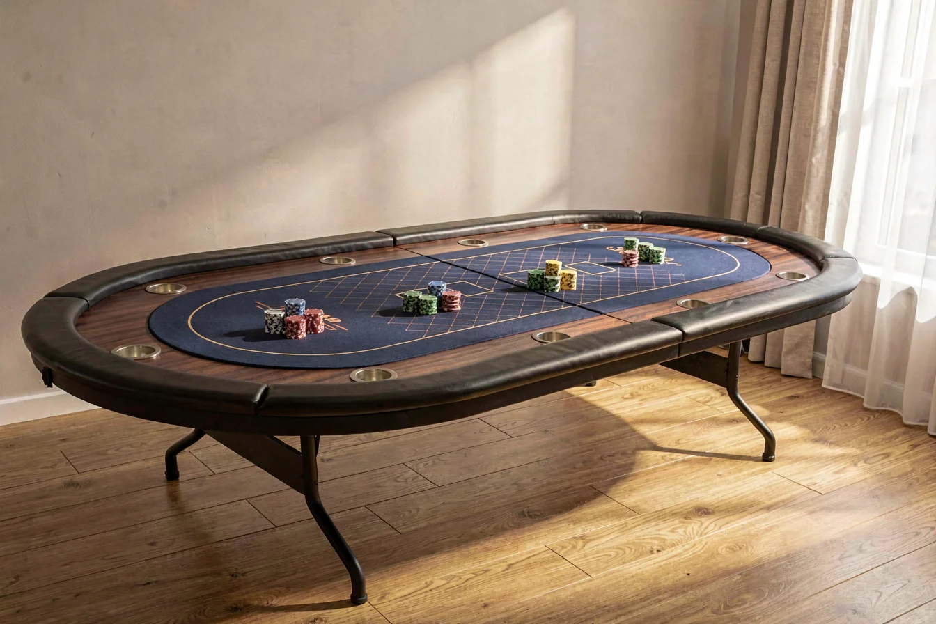 Efficient 6-Person Poker Table