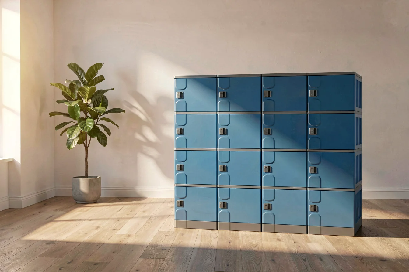 Compliant plastic cabinet