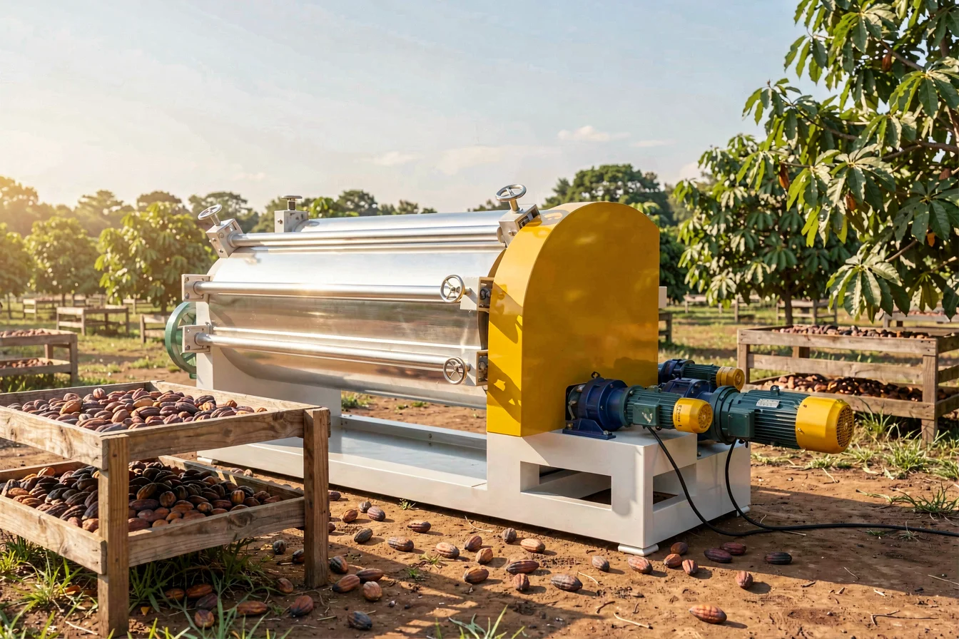 Industrial cocoa beans drying machine