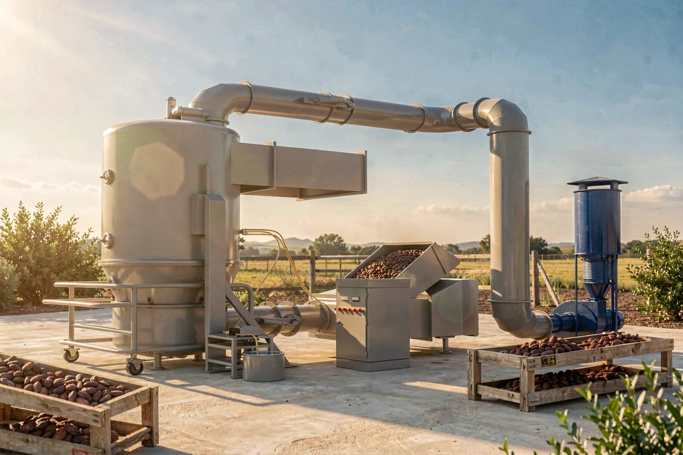 Efficient cocoa beans drying machine